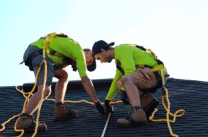 On-going shingle roof repairs. 