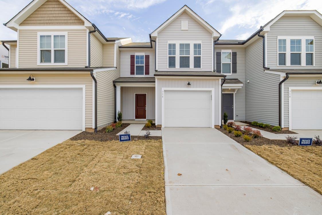 An image of homes in a suburban area