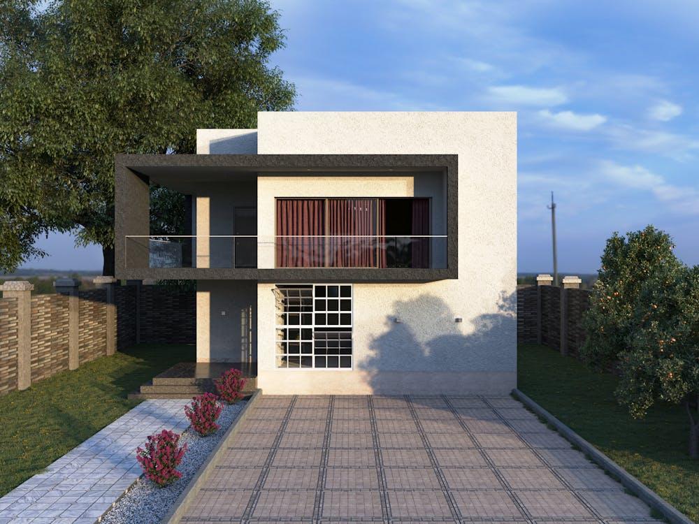 An image of a modern house